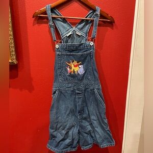 Winnie the Pooh denim overalls